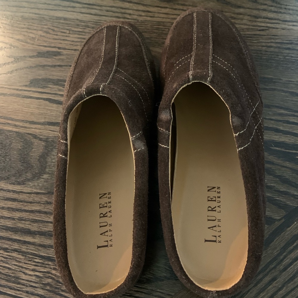 Ralph Lauren Suede Mules